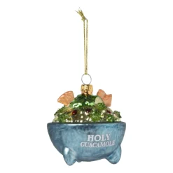 Kersthanger holy guacemole - glas - 10x10.1x9.2