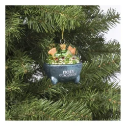 Kersthanger holy guacemole - glas - 10x10.1x9.2