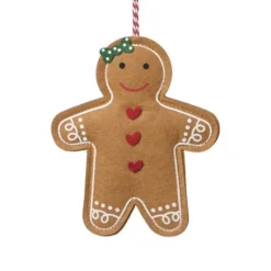 Kersthanger koekmannetje - diverse varianten - 10.5x9.5x1 cm