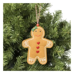 Kersthanger koekmannetje - diverse varianten - 10.5x9.5x1 cm