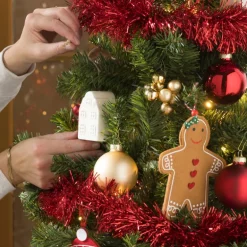 Kersthanger koekmannetje - diverse varianten - 10.5x9.5x1 cm