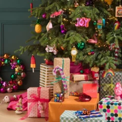 Kersthanger kubus - glas - 5.5x5.5x5.5 cm