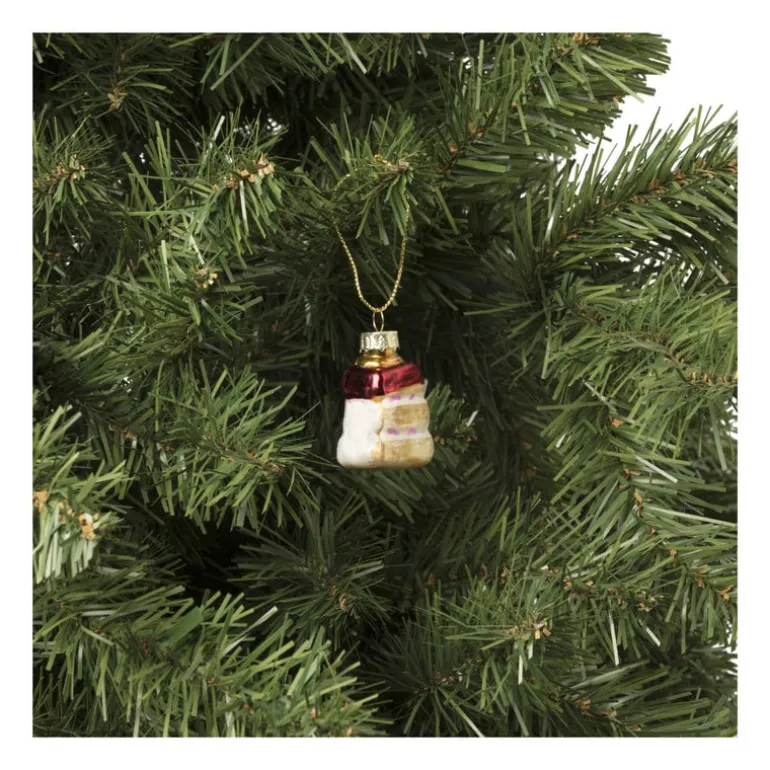 Kersthanger mini cake - set van 3 - 4 cm