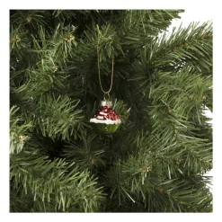 Kersthanger mini cake - set van 3 - 4 cm