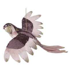 Kersthanger papegaai - roze