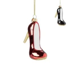 Kersthanger pump - diverse kleuren - 11x6.7x4.1 cm