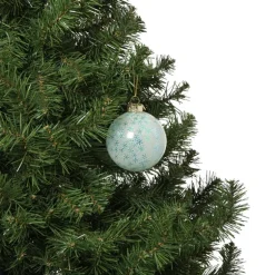 Kersthanger sneeuwvlok - blauw - ø8 cm