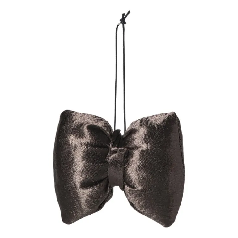 Kersthanger strik - bruin - 8x9.5x1.5 cm