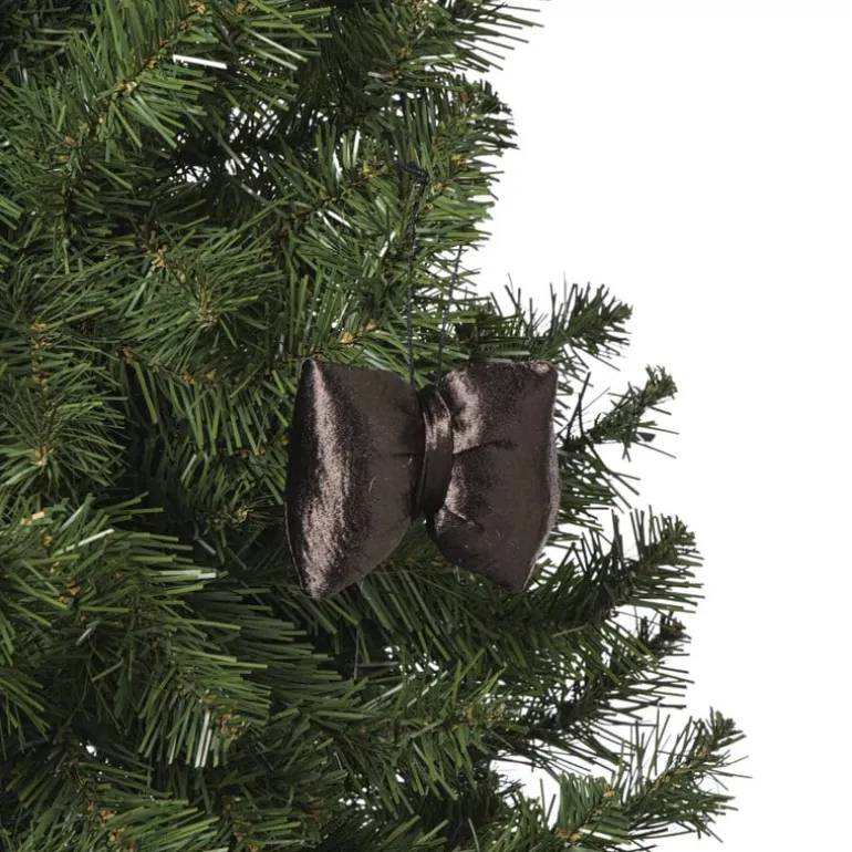 Kersthanger strik - bruin - 8x9.5x1.5 cm