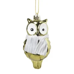 Kersthanger uil - diverse varianten - 9.4x4.8x3.9 cm