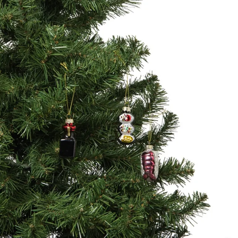 Kersthangers mini - sushi - set van 3