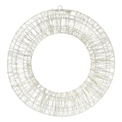Kerstkrans met LED lampjes - warm wit - ø36 cm