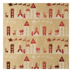 Kerstpapier hotstamp - diverse varianten - set van 2