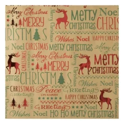 Kerstpapier hotstamp - diverse varianten - set van 2