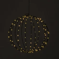 Kerstverlichting hangende kerstbal - warm wit - ø35 cm