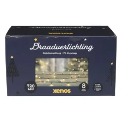 Kerstverlichting LED - warm wit - 720 lampjes - 54 meter