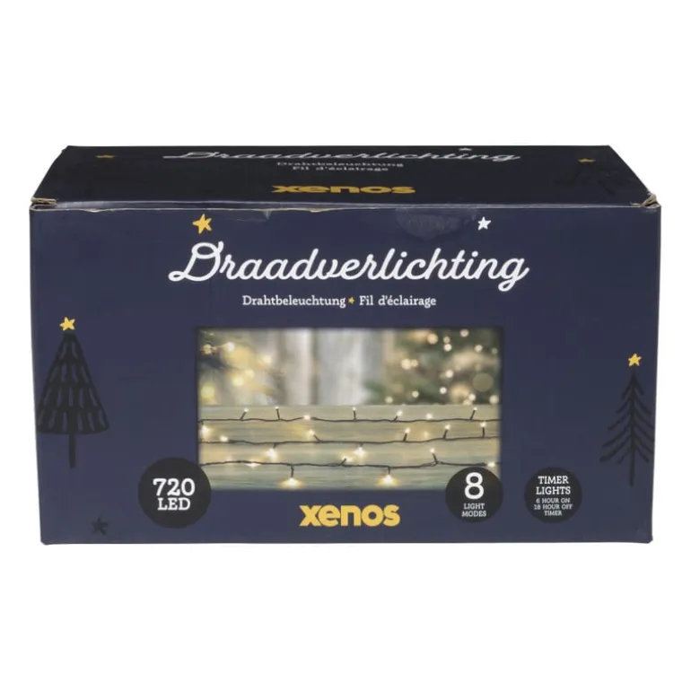 Kerstverlichting LED - warm wit - 720 lampjes - 54 meter