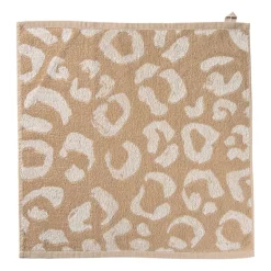 Keukendoek animal - beige/bruin - 50x50 cm
