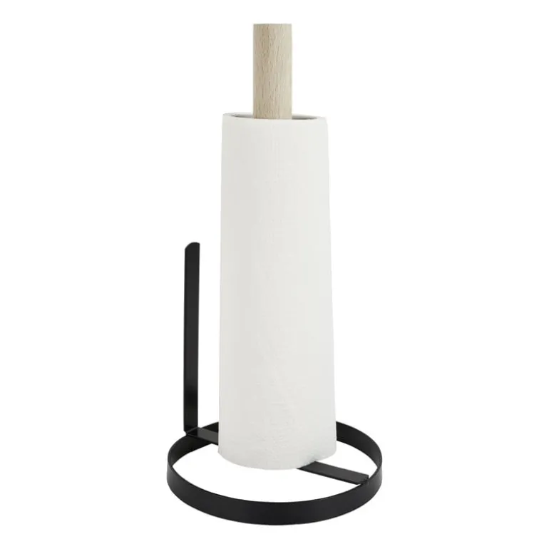 Keukenrolhouder metaal - ø13x27 cm