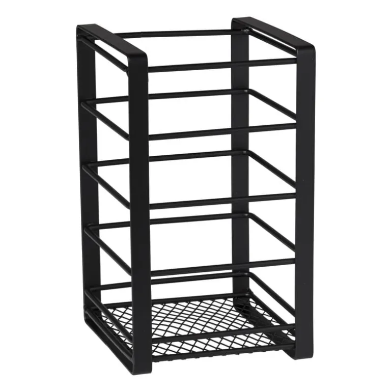 Keukentoolhouder - zwart - 10x10x16.5cm