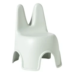 Kinderstoel Babs met konijnenoortjes - groen - 46x40x34 cm