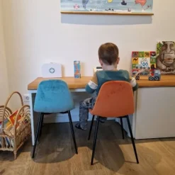 Kinderstoel Ivy - blauw - 60x36.5x33.5 cm