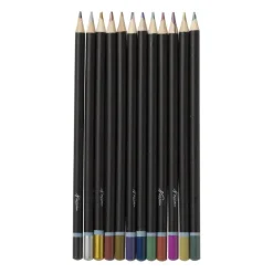 Kleurpotloden in blik - set van 12