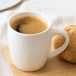 Koffie mok wit - porselein - 200 ml