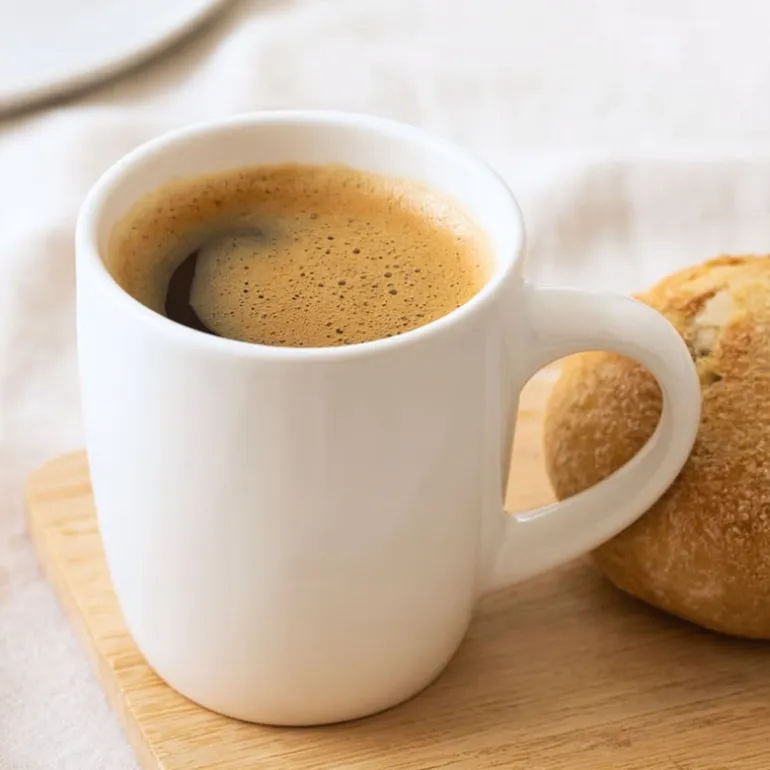 Koffie mok wit - porselein - 200 ml