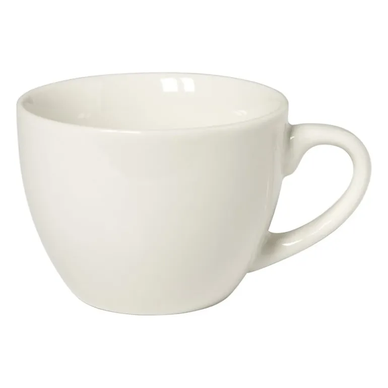 Koffiekopje wit - porselein - 190 ml