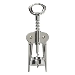 Kurkentrekker London - zilverkleurig - 19.5 cm