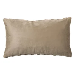 Kussen gepuft - bruin - 30x47 cm