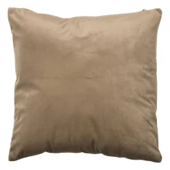 Kussen jacquard geschubt - bruin - 45x45 cm