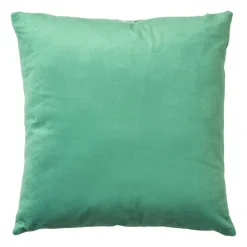 Kussen jacquard ruit - groen - 45x45 cm