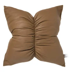 Kussen puf - bruin - 42x42 cm