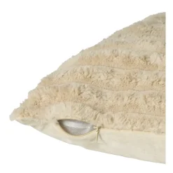 Kussen rib - beige - 45x45 cm
