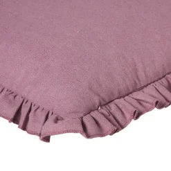 Kussen ruffles - roze - 45x45 cm