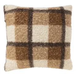 Kussen ruit - bruin - 45x45 cm