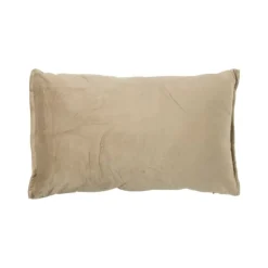 Kussen velvet - bruin - 30x50 cm
