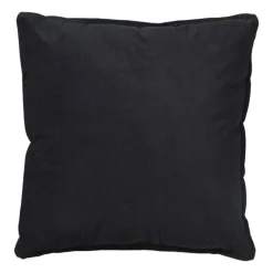 Kussen velvet - zwart - 45x45 cm