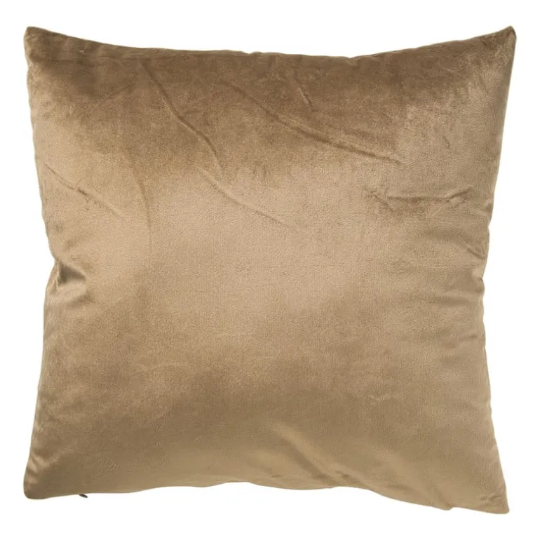Kussen velvet animal - bruin - 45x45 cm