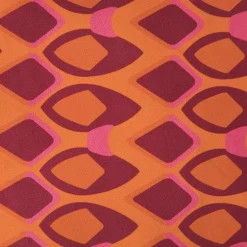 Kussen velvet wieber - roze/oranje - 45x45 cm