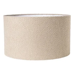 Lampenkap bouclé - beige - ø45x26 cm