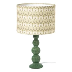 Lampenkap print groot - geel - ø24.5x17.5 cm