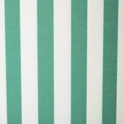 Lampenkap streep - groen/wit - ø24.5x17.5 cm