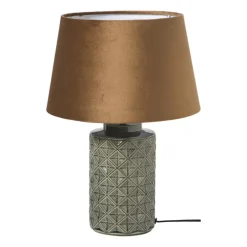 Lampenkap taps klein - bruin - ø23x14 cm