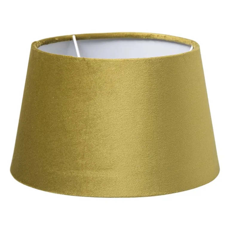 Lampenkap taps klein - geel - ø23x14 cm