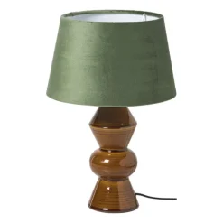 Lampenkap taps klein - groen - ø23x14 cm