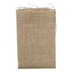 Lapjesstof jute - bruin - 50x40 cm