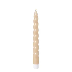 LED dinerkaars twist - beige - ø2.5x24.5 cm